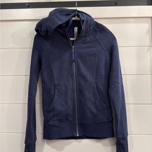 lululemon athletica Navy Blue Full-Zip Hoodie